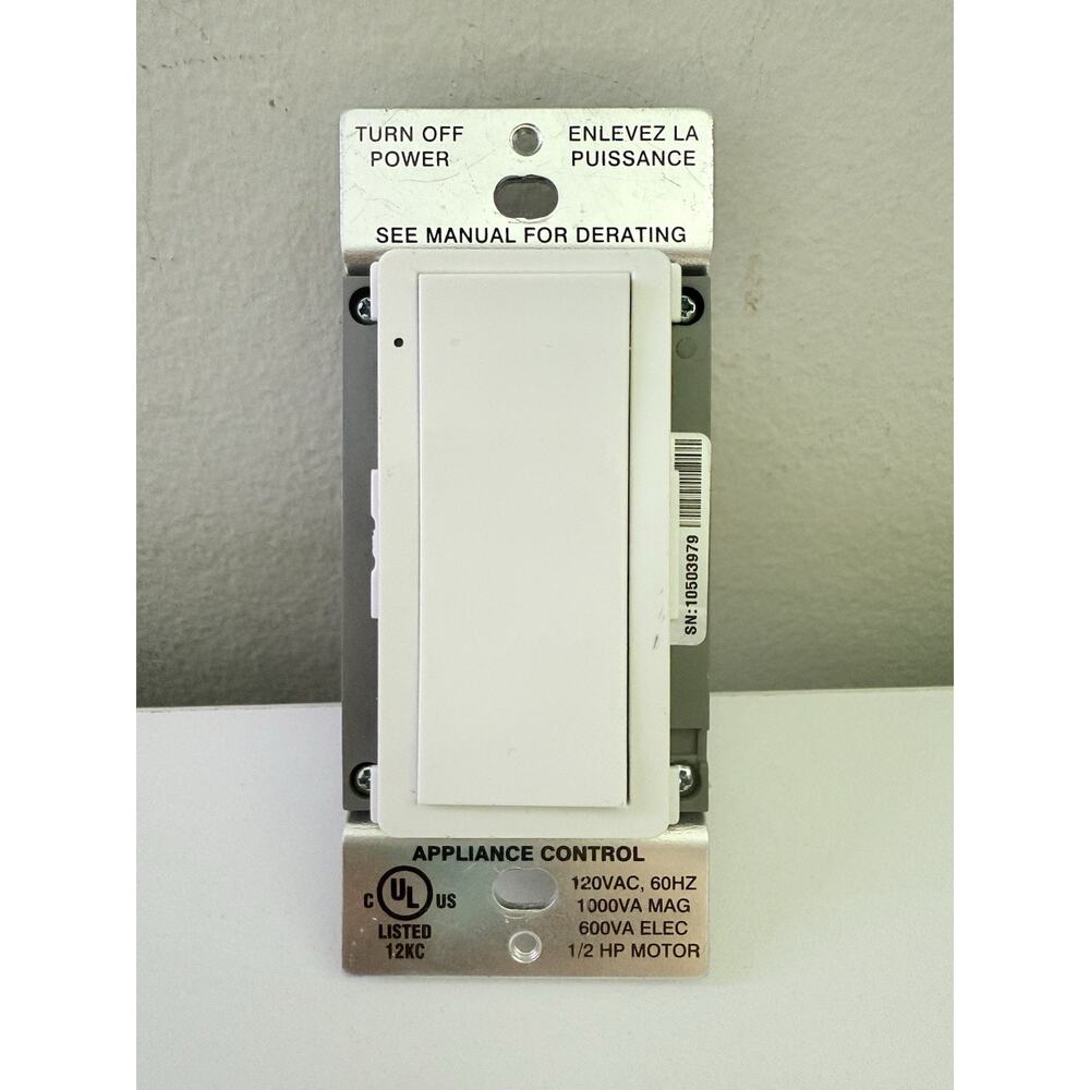 Crestron CLW-SWEX-E-W-S Cameo® Express Wireless In-Wall Switch, 120V, White (2)